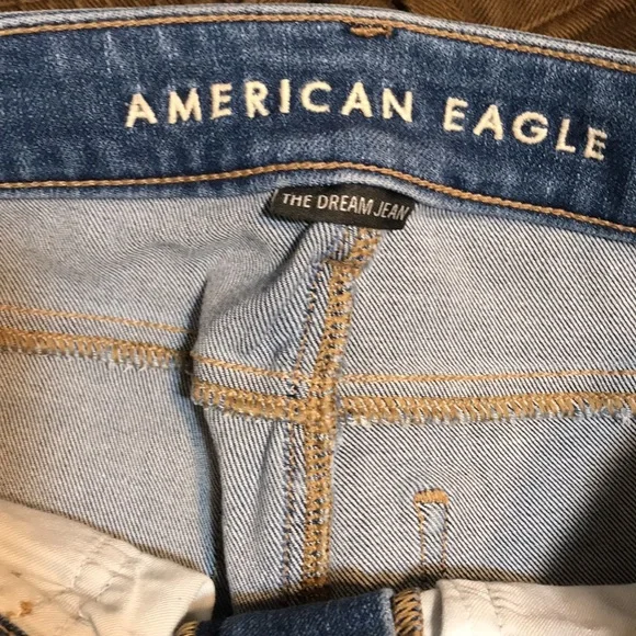 American‎ eagle distressed the dream jeans size 4 regular - Picture 11 of 12